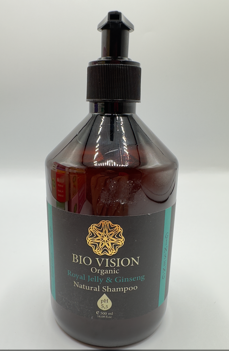 BIO VISION ORGANIC ROYAL JELY &GINSENG NATURAL SHAMPOO