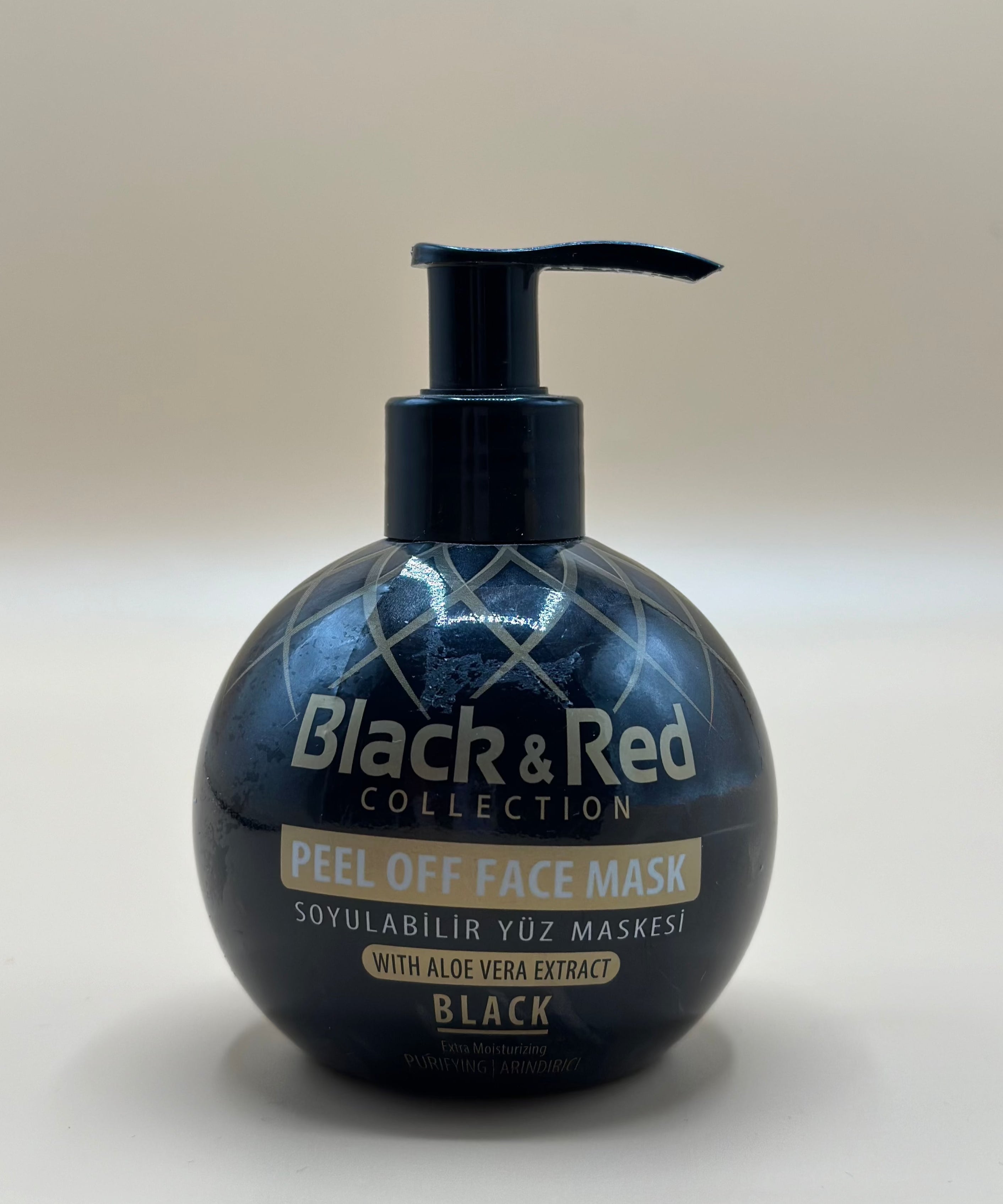 Black&Red Peel Off Face Mask