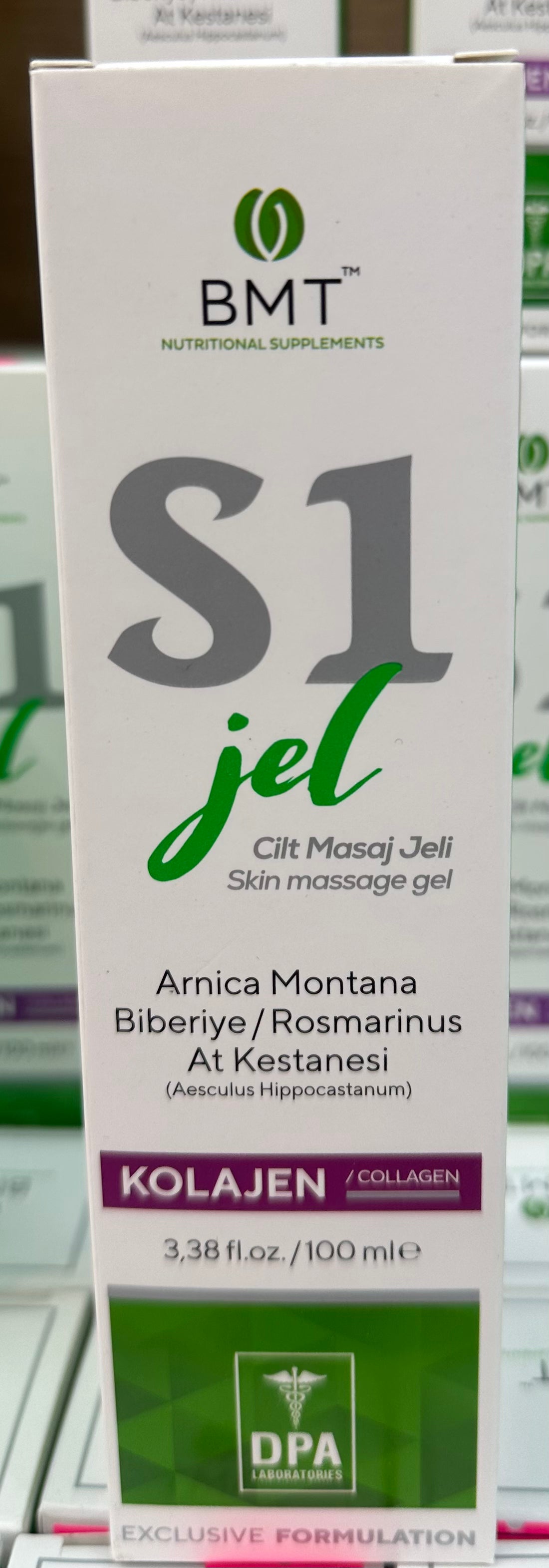 S 1 GEL CİLT MASAJ JELİ(skin massage gel)